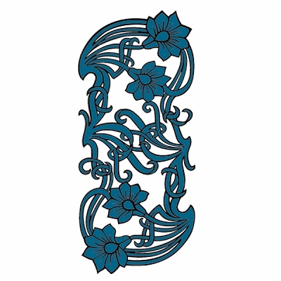 タトゥーシール 腕輪・アールヌーボー(タトゥー・刺青シール)